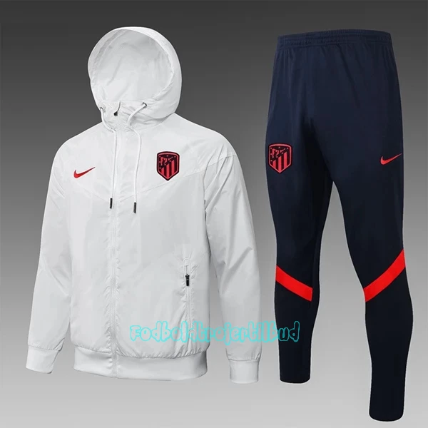 Atlético Madrid Træningsjakke Windrunner Suit 22/23 Hvid