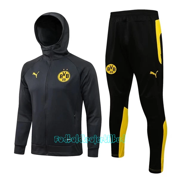 BVB Borussia Dortmund Træningsjakke hoodies 22/23 Grå