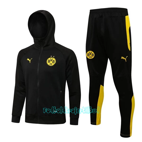 BVB Borussia Dortmund Træningsjakke hoodies 22/23 Sort