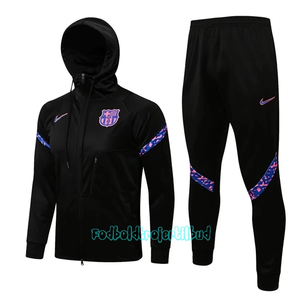 FC Barcelona Træningsjakke hoodies 22/23 Sort