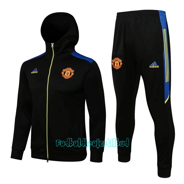 Manchester United Champions League Træningsjakke hoodies 22/23 Sort