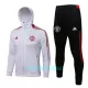 Manchester United Træningsjakke hoodies 22/23 Hvid-Rød