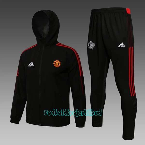 Manchester United Træningsjakke Windrunner Suit 22/23 Sort