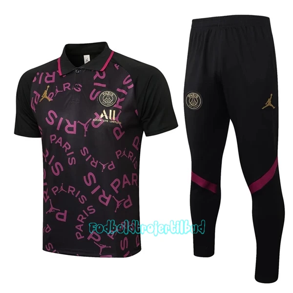 Paris Saint-Germain Træningspolo 22/23 Sort-Violet