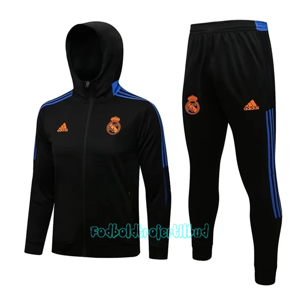 Real Madrid Træningsjakke hoodies 22/23 Sort-Blå