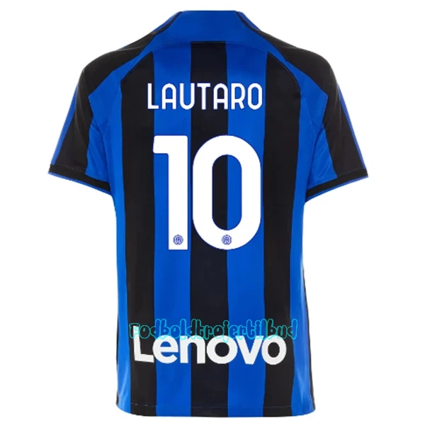 Inter Milan Lautaro Martínez 10 Hjemmebanetrøje 22/23