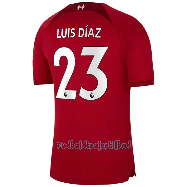 Liverpool Luis Díaz 23 Hjemmebanetrøje 22/23