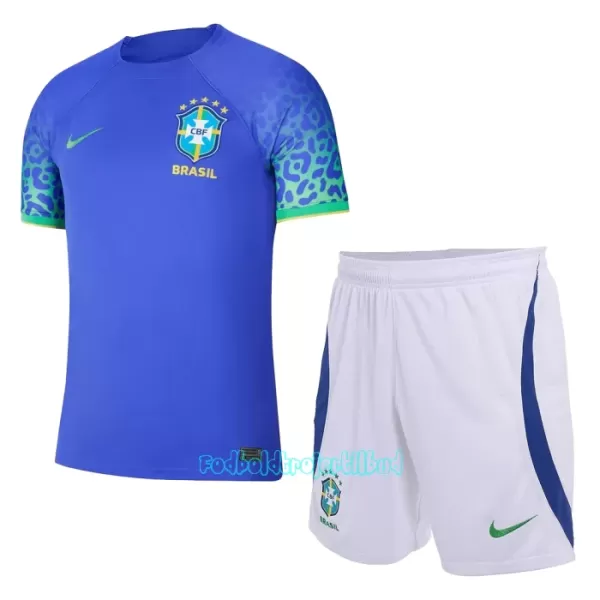 Brasilien Udebanetrøje Barn VM 2022
