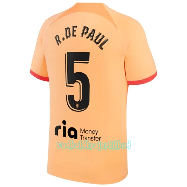 Atlético Madrid Rodrigo de Paul 5 3. trøje 22/23