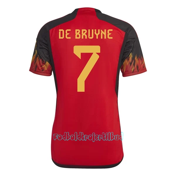 Belgien Kevin De Bruyne 7 Hjemmebanetrøje VM 2022