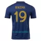 Frankrig Karim Benzema 19 Hjemmebanetrøje VM 2022