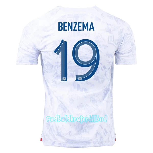 Frankrig Karim Benzema 19 Udebanetrøje VM 2022