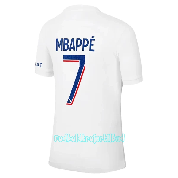 Paris Saint-Germain Kylian Mbappé 7 3. trøje 22/23