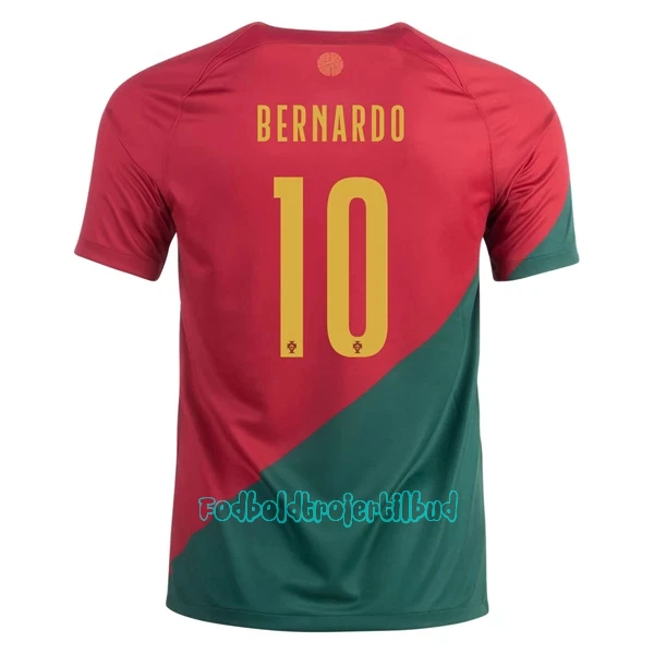 Portugal Bernardo Silva 10 Hjemmebanetrøje VM 2022