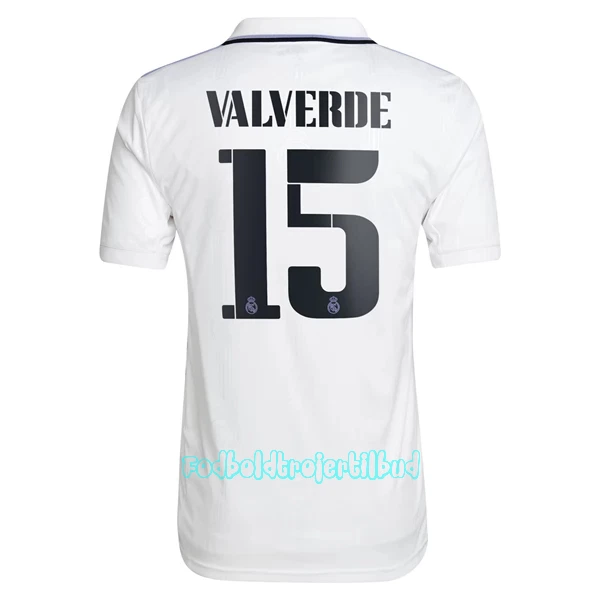 Real Madrid Federico Valverde 15 Hjemmebanetrøje 22/23