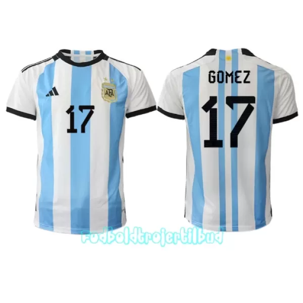 Argentina Alejandro Gomez 17 Hjemmebanetrøje VM 2022