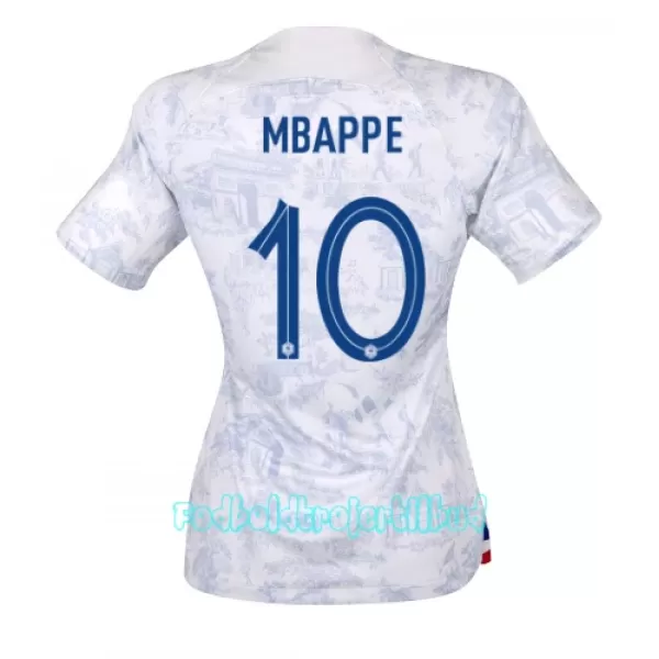 Frankrig Kylian Mbappé 10 Udebanetrøje Kvinde VM 2022