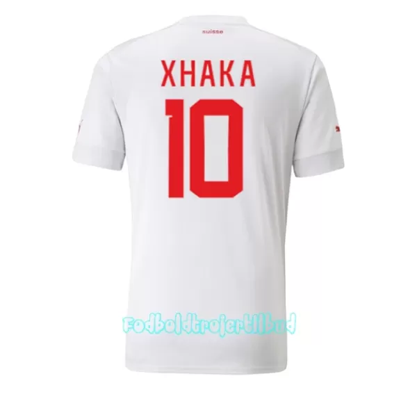 Schweiz Granit Xhaka 10 Udebanetrøje VM 2022