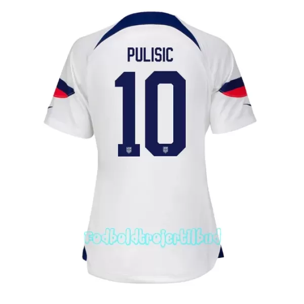 USA Christian Pulišić 10 Hjemmebanetrøje Kvinde VM 2022