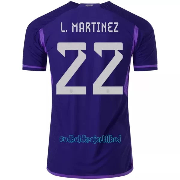 Argentina L. MARTINEZ 22 Udebanetrøje VM 2022