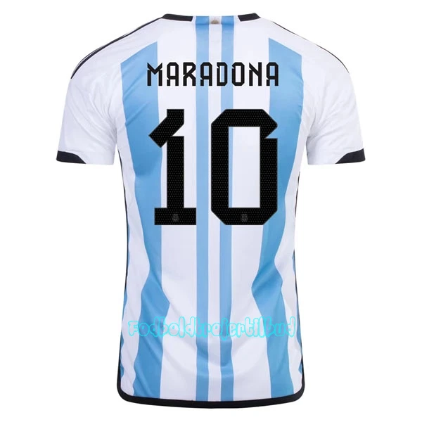 Argentina Maradona 10 Hjemmebanetrøje VM 2022