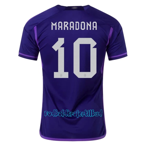 Argentina Maradona 10 Udebanetrøje VM 2022