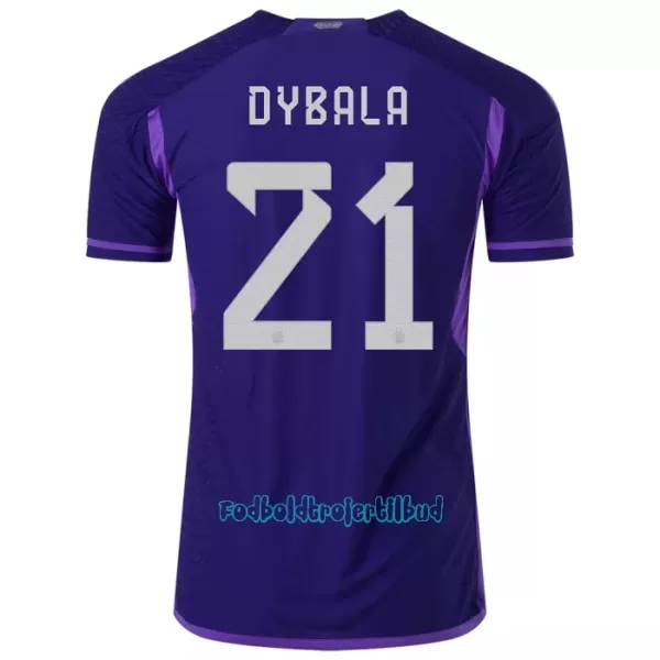 Argentina Paulo Dybala 21 Udebanetrøje VM 2022