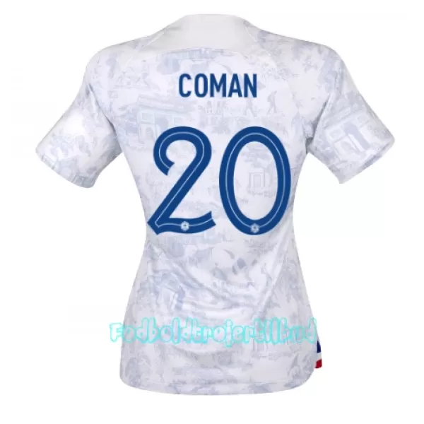 Frankrig Kingsley Coman 20 Udebanetrøje Kvinde VM 2022