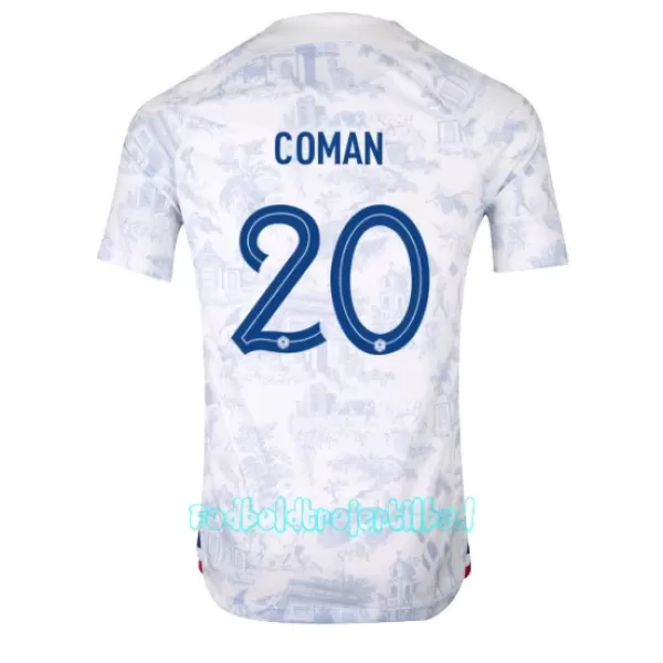 Frankrig Kingsley Coman 20 Udebanetrøje VM 2022