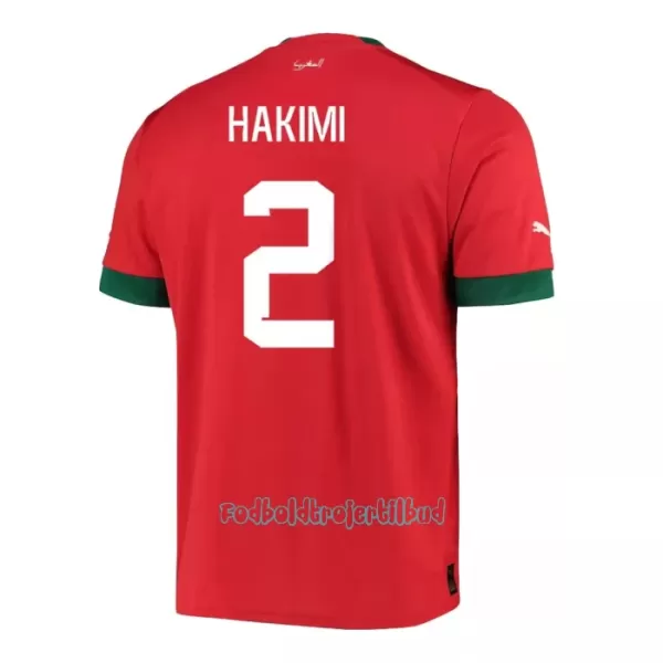 Marokko Achraf Hakimi 2 Hjemmebanetrøje VM 2022