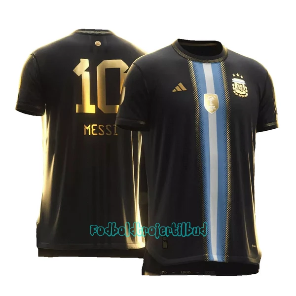 Argentina Lionel Messi 10 Golden Bisht Trøje