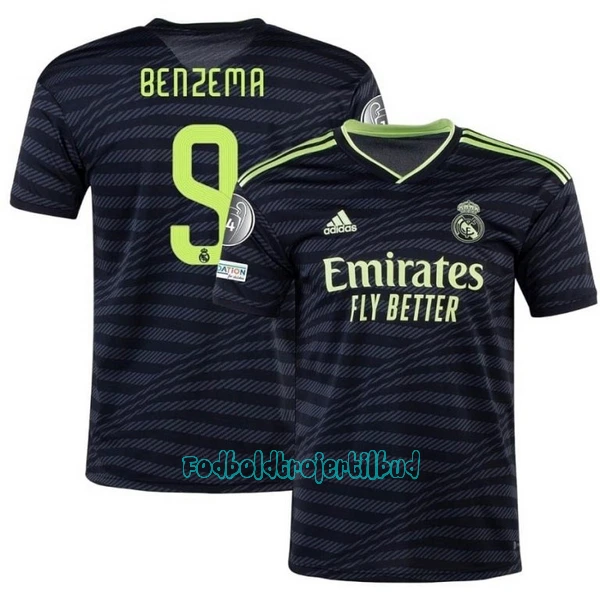 Real Madrid Karim Benzema 9 3. trøje 22/23