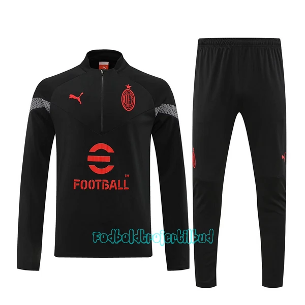 AC Milan Trænings sweatshirt sæt 22/23 Sort