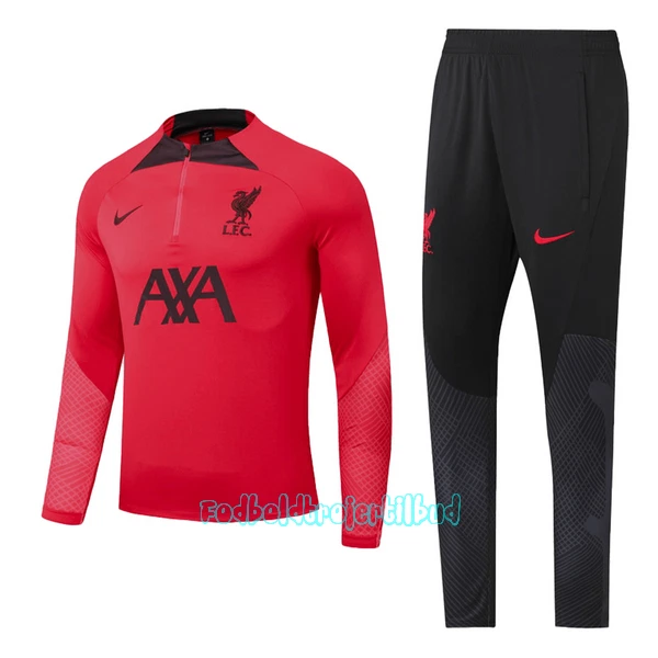 Liverpool Trænings sweatshirt sæt Barn 22/23 Rød