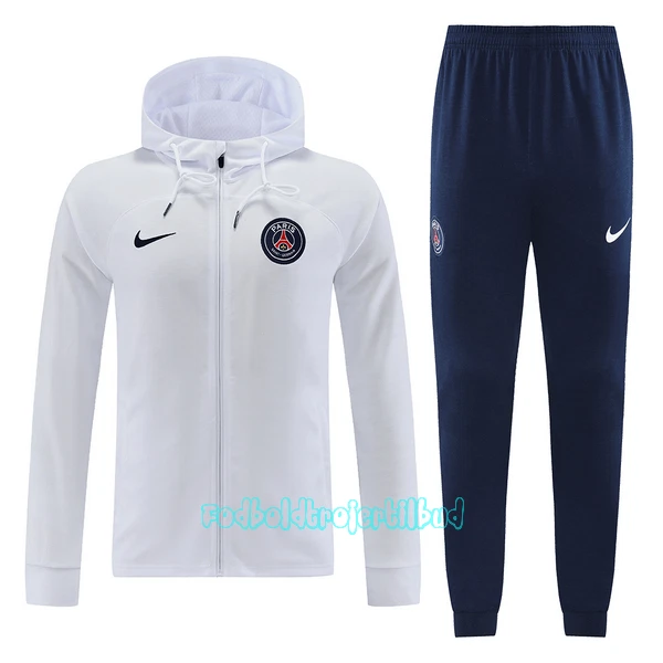 Paris Saint-Germain Træningsjakke hoodies 22/23 Hvid