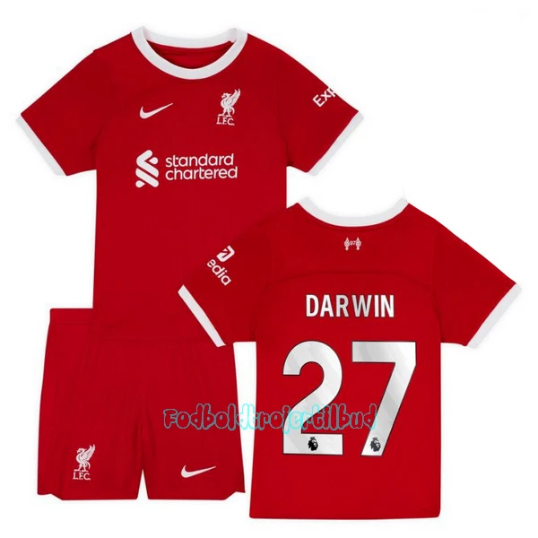 Liverpool Darwin Núñez 27 Hjemmebanetrøje Barn 23/24