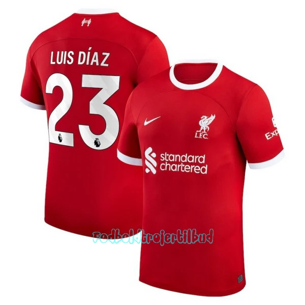 Liverpool Luis Díaz 23 Hjemmebanetrøje 23/24