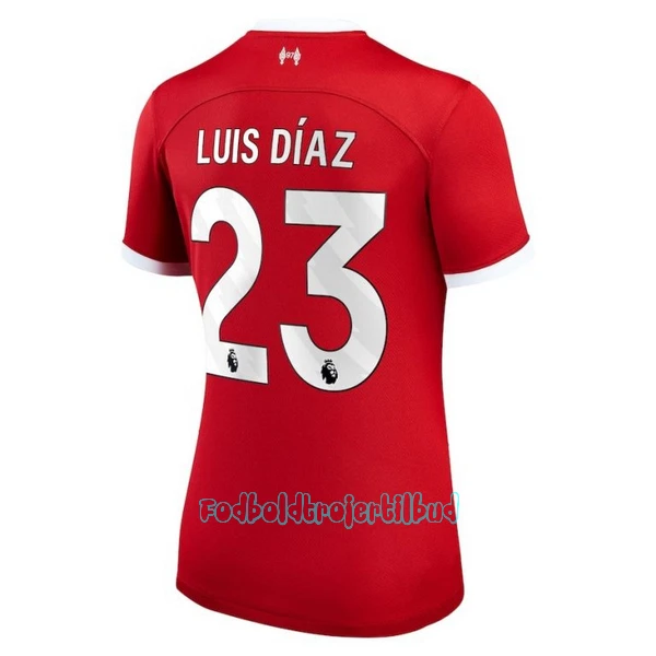 Liverpool Luis Díaz 23 Hjemmebanetrøje Kvinde 23/24