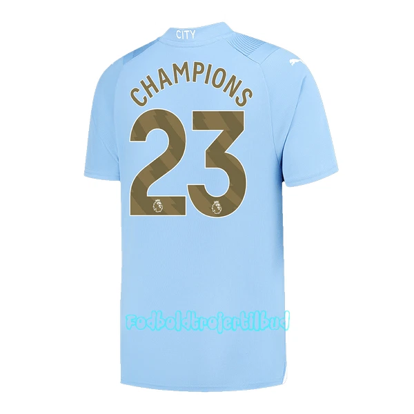 Manchester City Champions 23 Hjemmebanetrøje 23/24