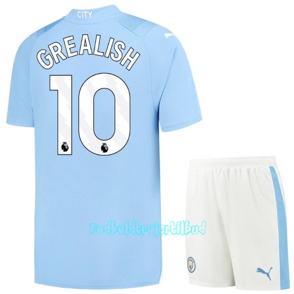 Manchester City Jack Grealish 10 Hjemmebanetrøje Barn 23/24