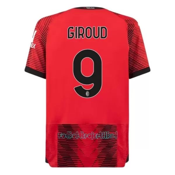 AC Milan Olivier Giroud 9 Hjemmebanetrøje 23/24