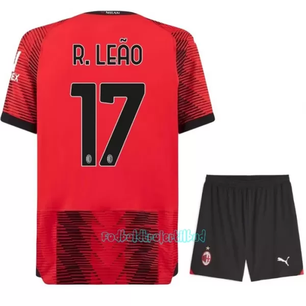 AC Milan Rafael Leão 17 Hjemmebanetrøje Barn 23/24