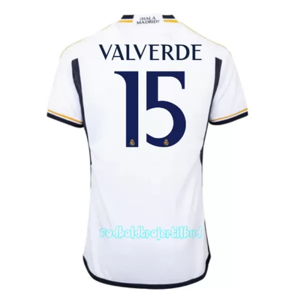 Real Madrid Federico Valverde 15 Hjemmebanetrøje 23/24