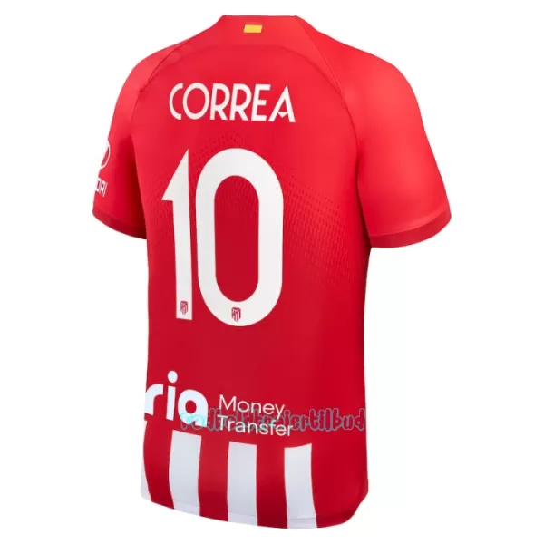 Atlético Madrid Correa 10 Hjemmebanetrøje 23/24