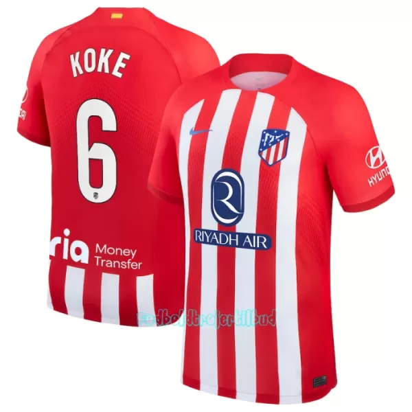 Atlético Madrid Koke 6 Hjemmebanetrøje 23/24