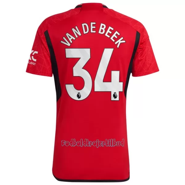 Manchester United Donny Van de Beek 34 Hjemmebanetrøje 23/24