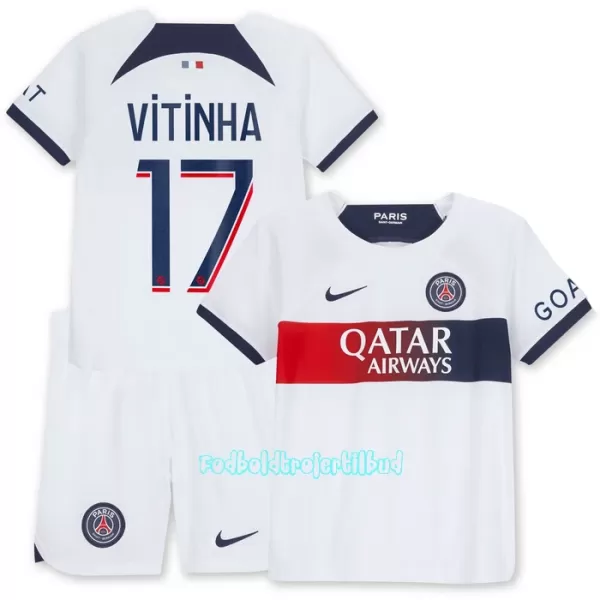 Paris Saint-Germain Vitinha 17 Udebanetrøje Barn 23/24