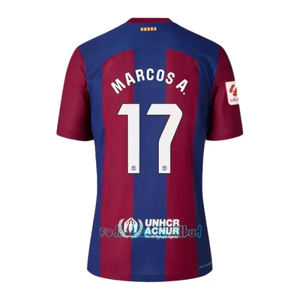 FC Barcelona Marcos A. 17 Hjemmebanetrøje 23/24