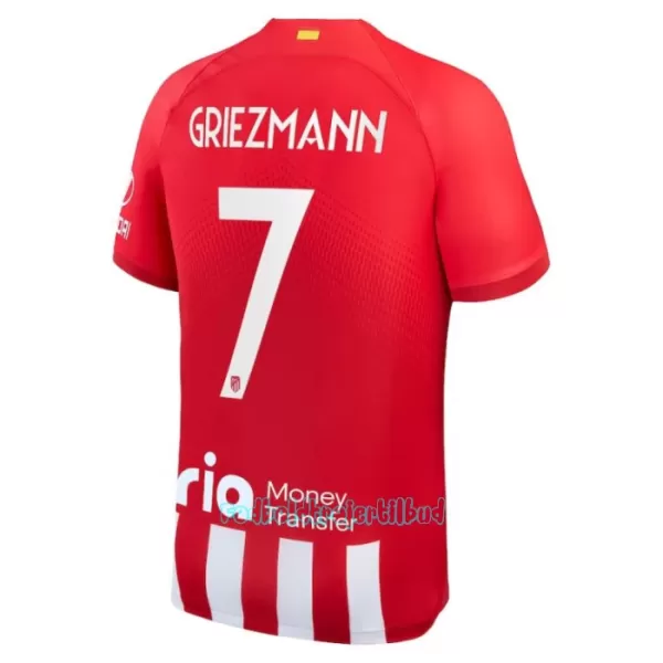 Atlético Madrid Antoine Griezmann 7 Hjemmebanetrøje 23/24