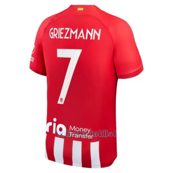 Atlético Madrid Antoine Griezmann 7 Hjemmebanetrøje Barn 23/24